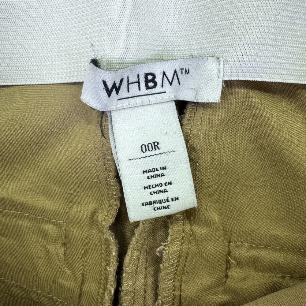 White House Black Market Pants Womens 00 Beige Slim Straight Stretch Dress Work - Picture 6 of 8